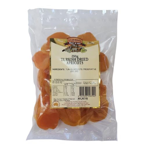 Yummy Snack Co Dried Apricots 250g