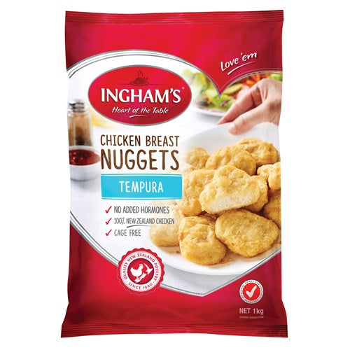 Ingham Tempura Chicken Breast Nuggets 1kg