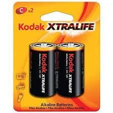Kodak Batteries Xtralife C 2pk