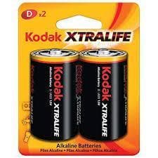 Kodak Batteries Xtralife D 2pk