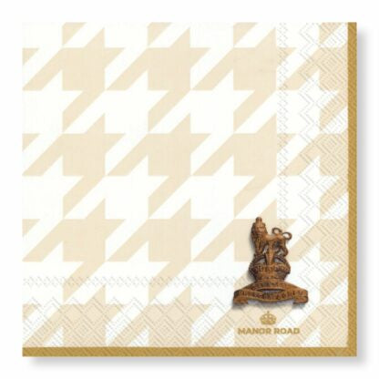 Manor Road Napkins Classic Houndstooth Luncheon