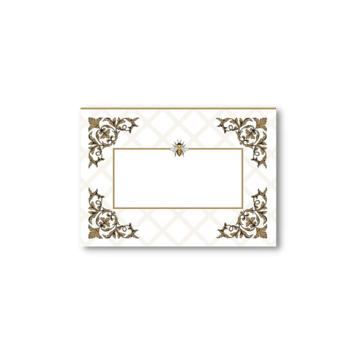 Manor Road Place Cards Ornamental Bee 45pk