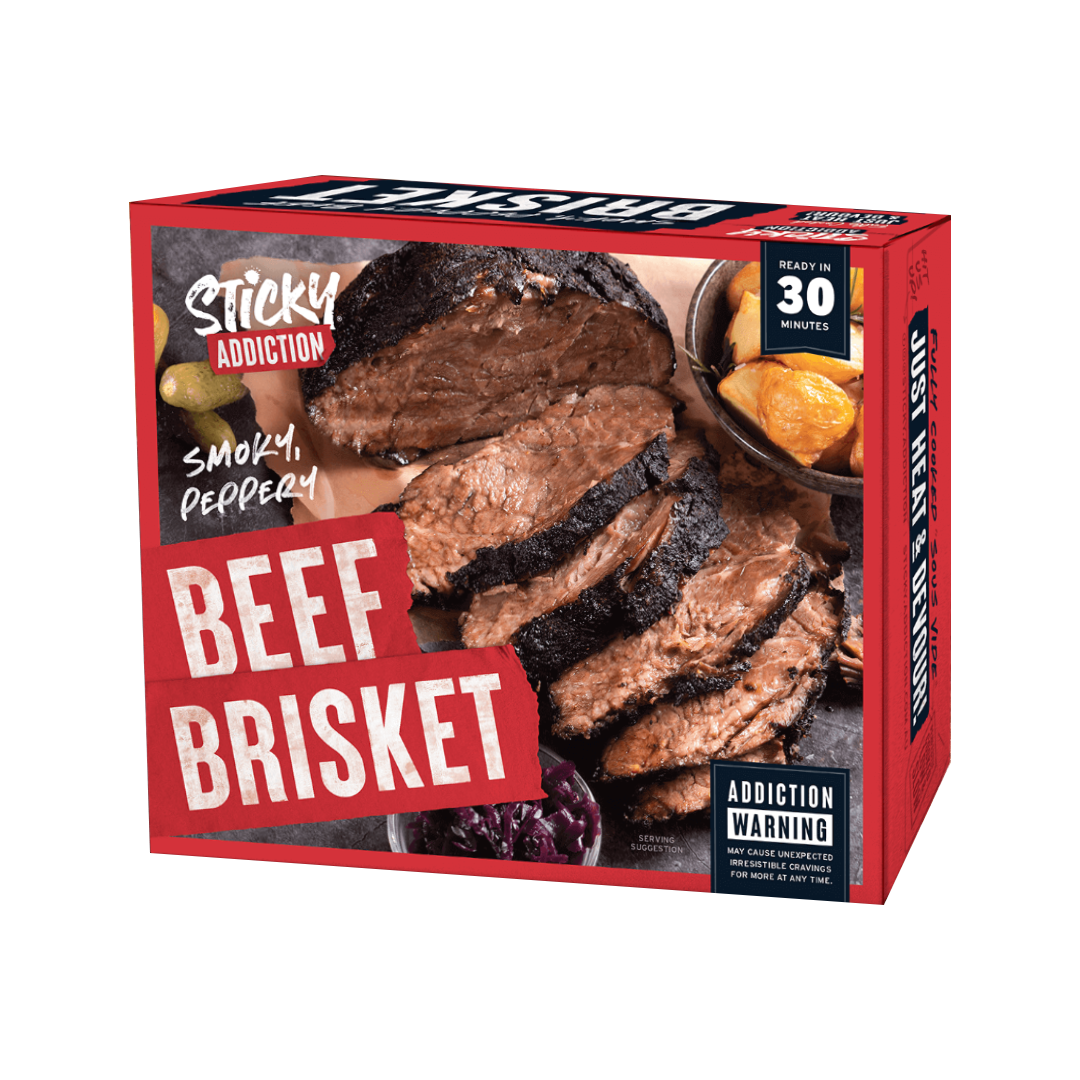 Beef Brisket - Sticky Addiction - 500g *FROZEN*