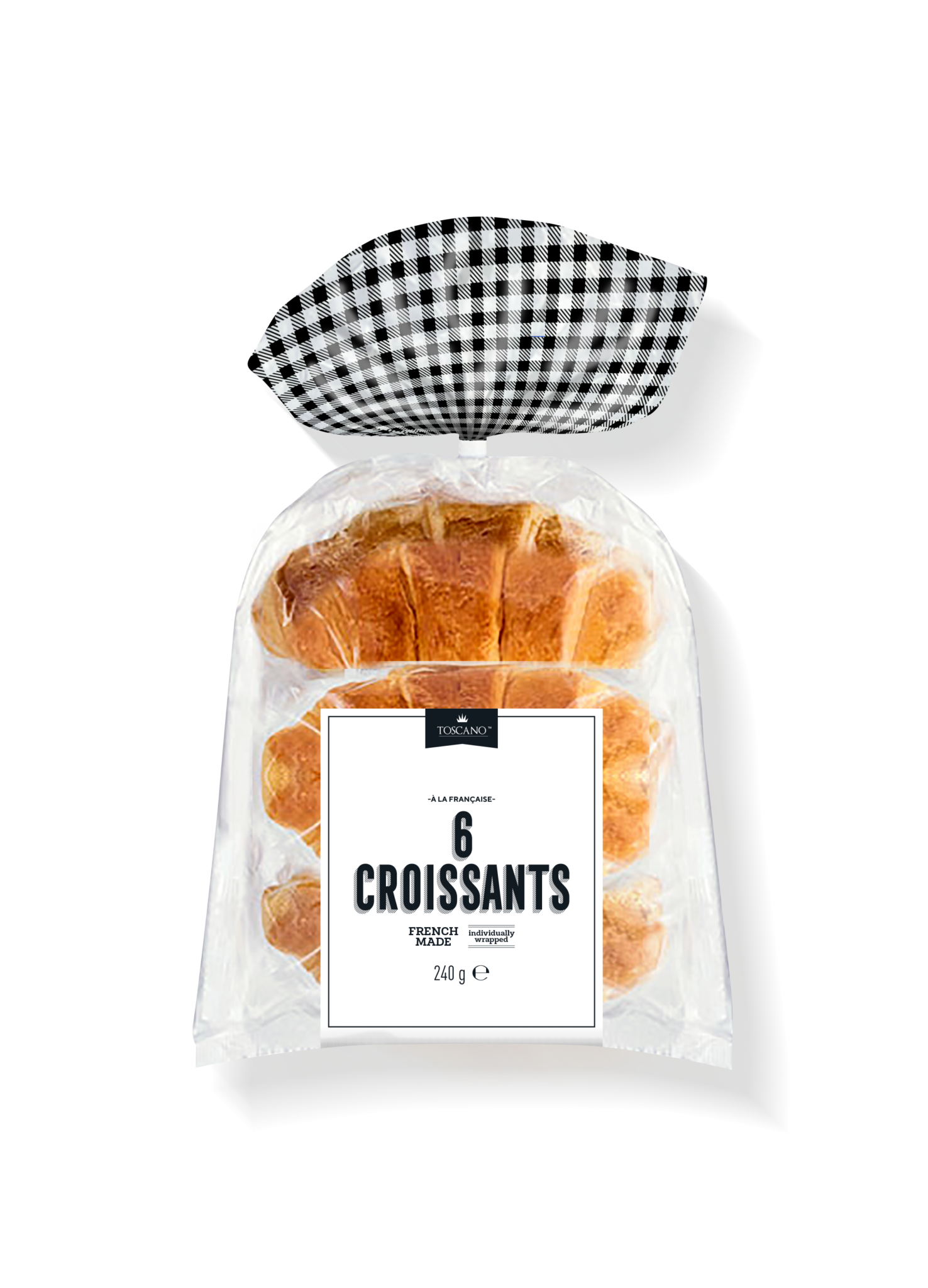 Toscano French Croissants 6pk 240g
