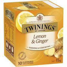 Twinings Tea Bags Lemon & Ginger 10pk