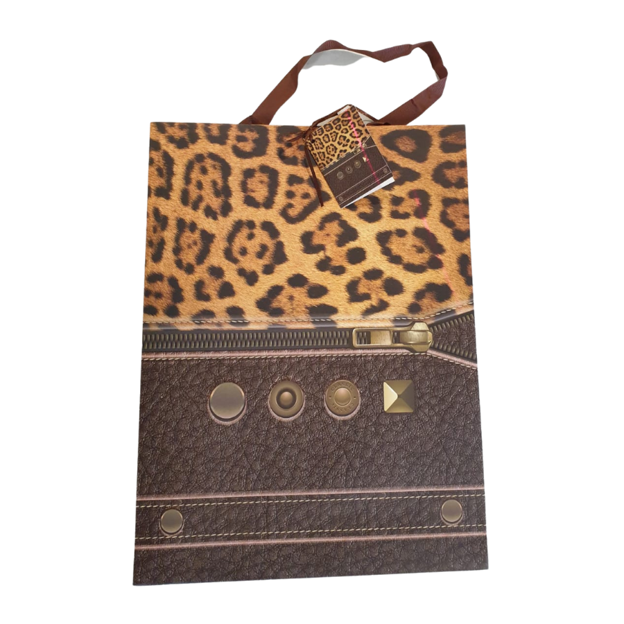 Leopard Gift Bag Large