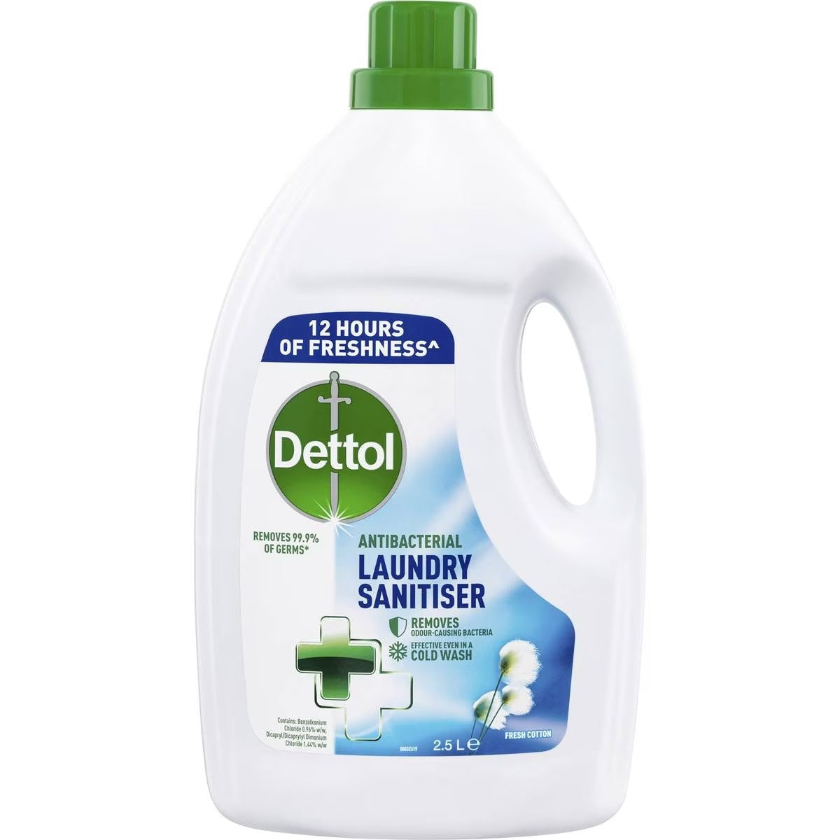 Dettol Antibacterial Laundry Sanitiser Fresh Cotton 2.5L