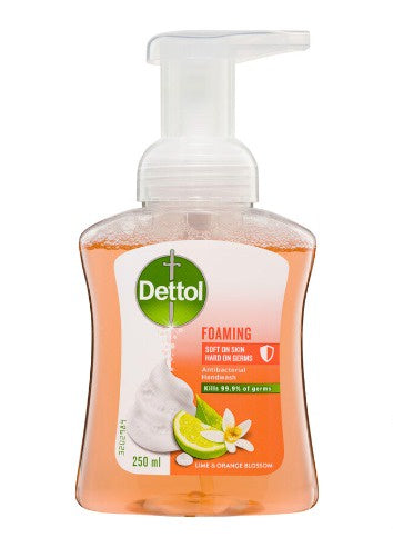 Dettol Antibacterial Foam Hand Wash Pump Lime & Orange Blossom 250ml