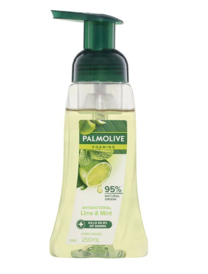 Palmolive Antibacterial Foaming Liquid Hand Wash Soap Pump Lime 250ml