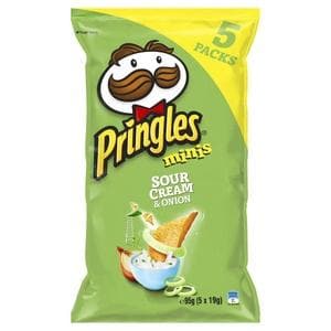 Pringles Chips Sour Cream & Onion 5x19g
