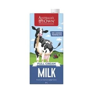 Australias Own Full Cream Milk 1L