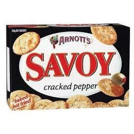 Arnotts Savoy Cracked Pepper 225g
