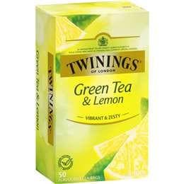 Twinings  Tea Bags Green Tea with Lemon 50pk
