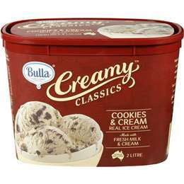 Bulla Creamy Classics Ice-Cream Cookies & Cream 2L