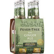 Fever Tree Dry Ginger Ale 200ml x 4pk