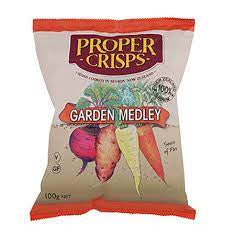 Proper Crisps Chips Garden Medley 100g