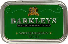 Barkleys Wintergreen Mints Tin 50g