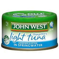 John West Light Tuna in Springwater 95g