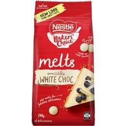Nestle Bakers Choice White Choc Melts 290g