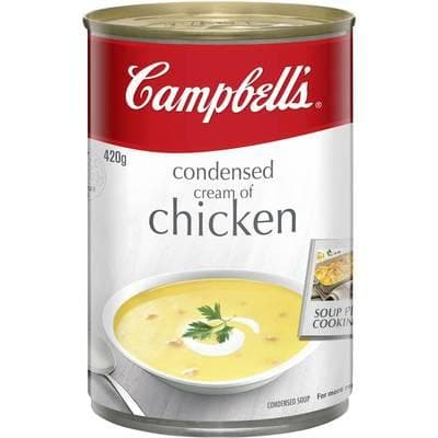Campbells Soup Condensed Cream of Chicken 420g