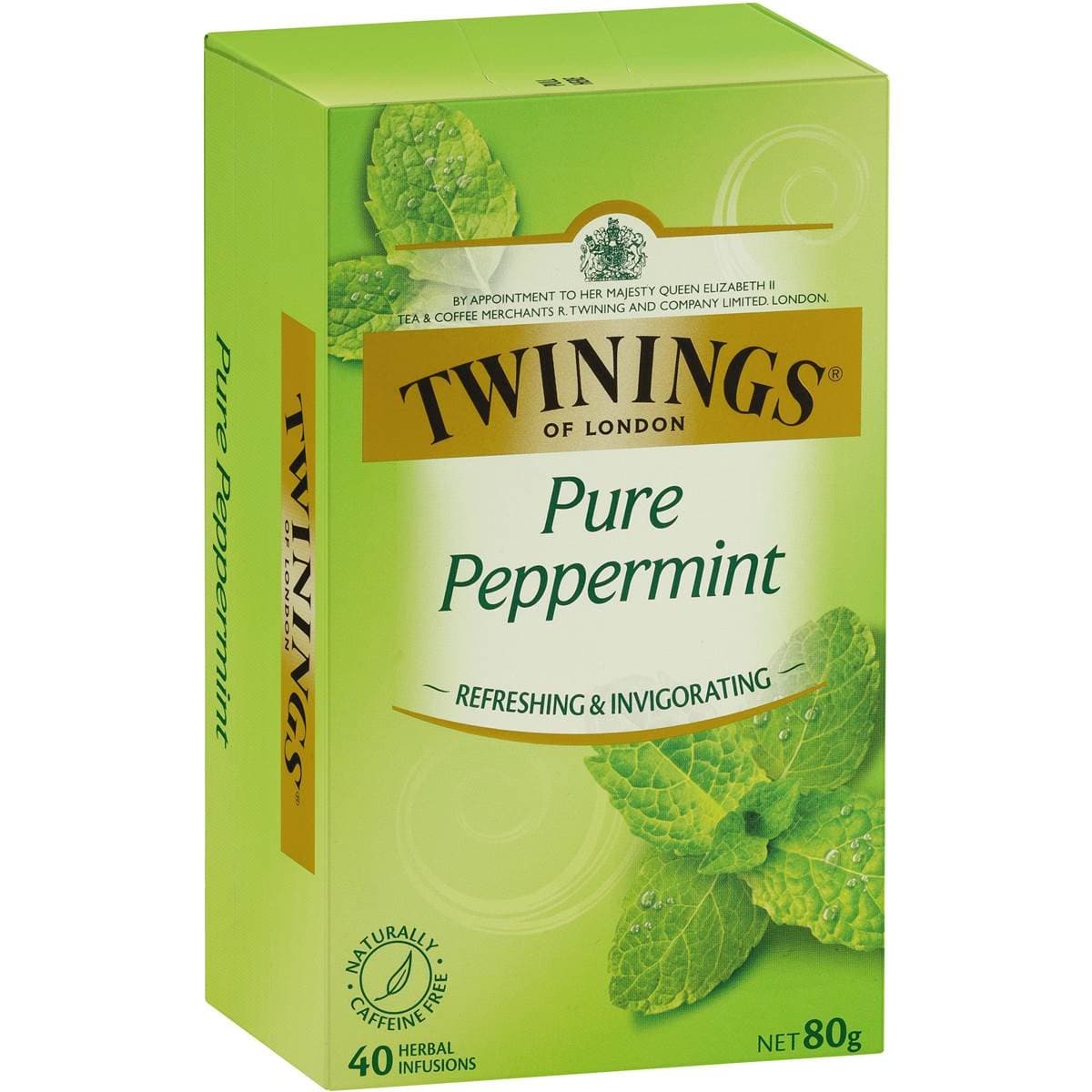 Twinings Pure Peppermint Tea Bags 40pk 80g