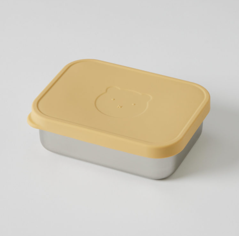 Bento Box with Silicone Lid | Lemon