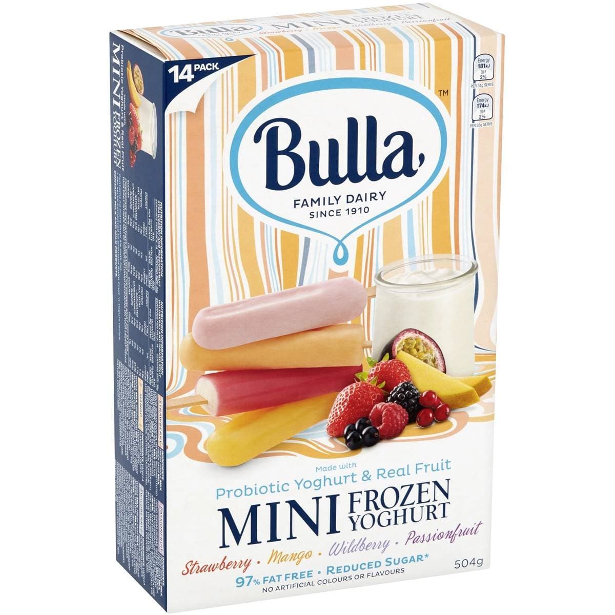 Bulla Mini Frozen Yoghurt 14pk