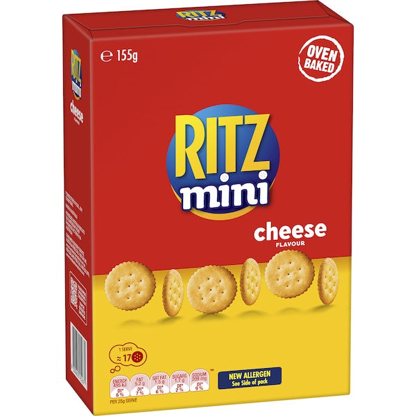 Ritz Mini Crackers Cheese Flavour 155g