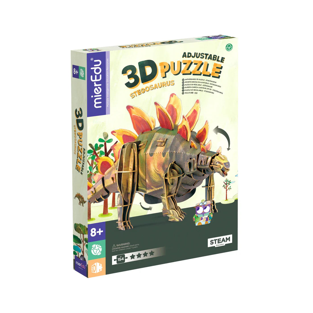 Eco 3D Puzzle Stegosaurus