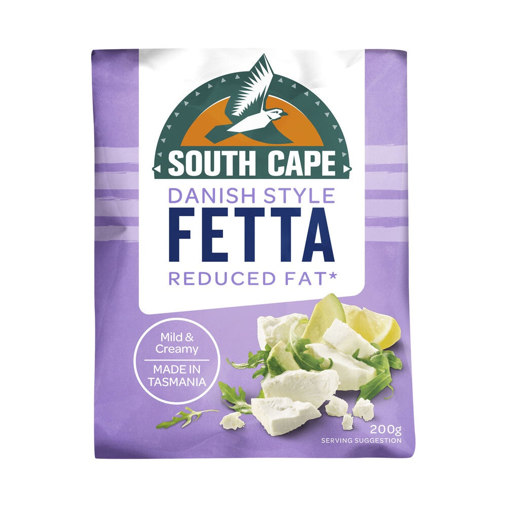 South Cape Fetta Danish Reduced Fat 200g