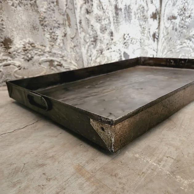 Moss Rectangle Iron Tray 70cmx40cmx6cm