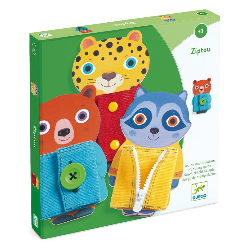 Ziptou Wooden Animals 3 Piece