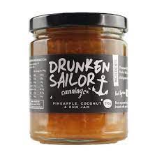 Drunken Sailor Canning Co Pineapple Coconut  & Rum Jam 290g