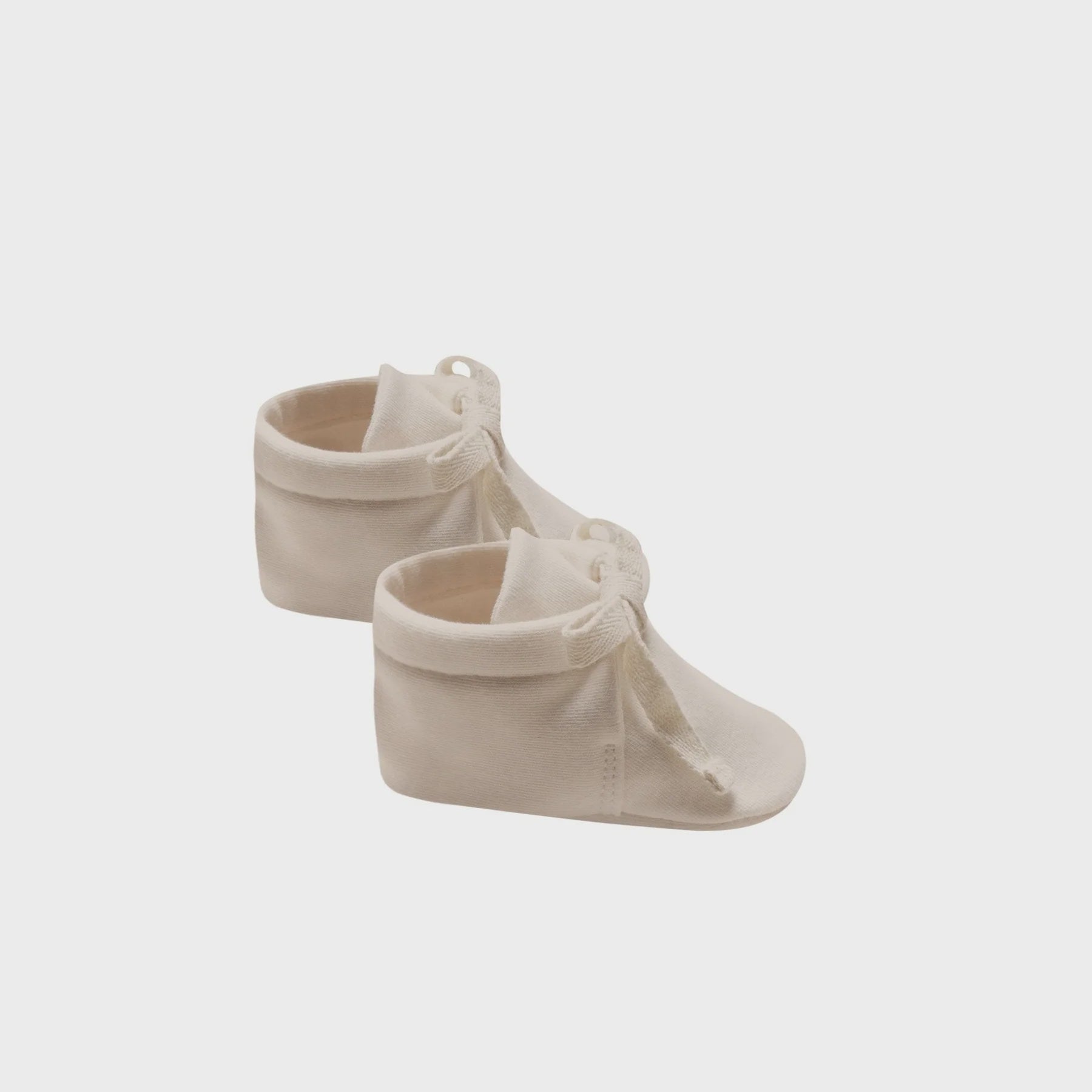 Quincy Mae Baby booties Ivory 0-3m