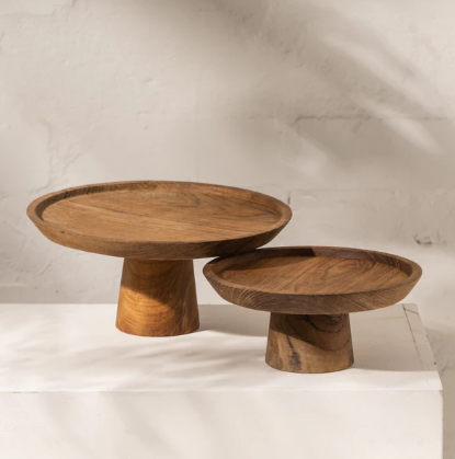 Jali Wooden Cake Stand