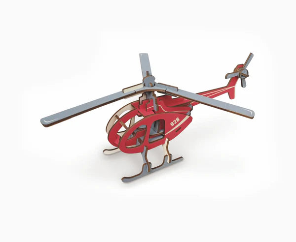 Helicopter 3D Model Puzzle