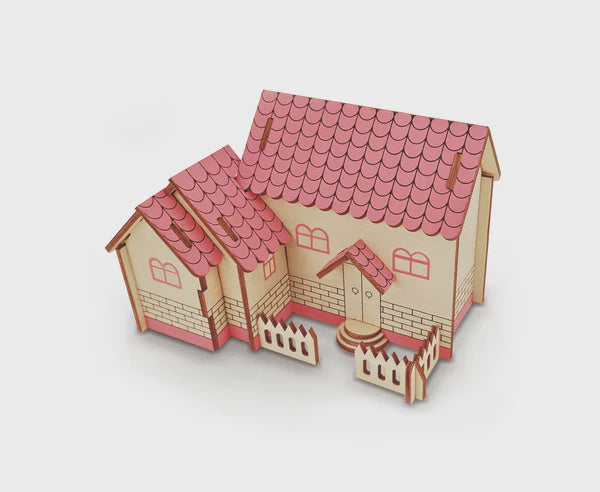 Dolls House 3D Model Puzzle