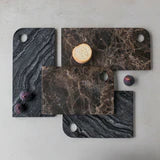 Mette Ditmer Marble Serving Board, Black/Grey, Medium