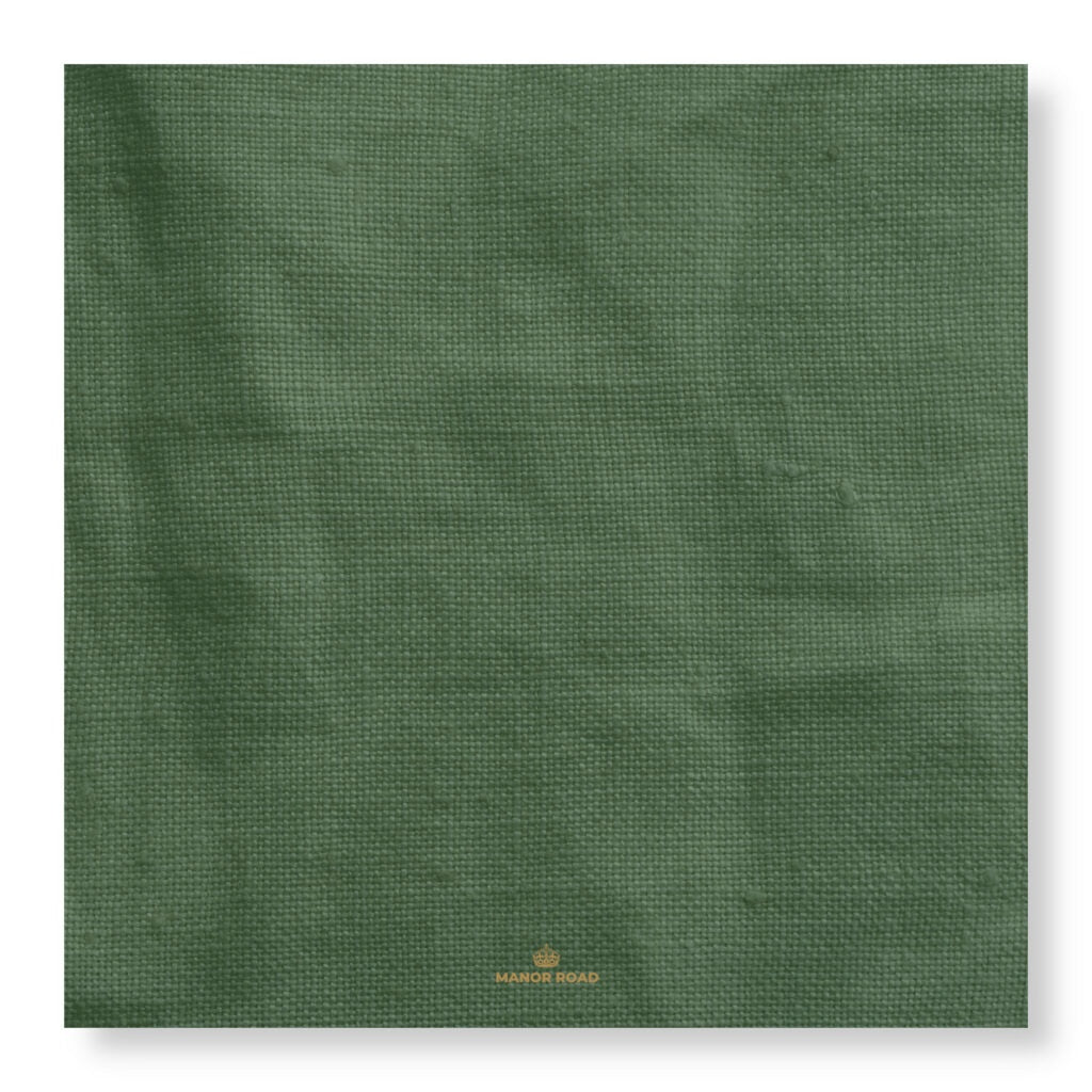 Manor Road Green Linen Cheese Board Cards