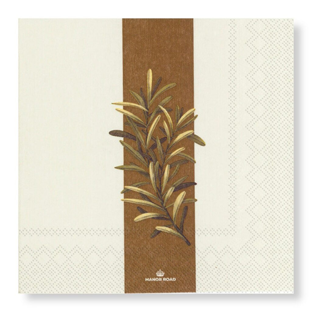 Manor Road Rustic Rosemary Luncheon Serviette