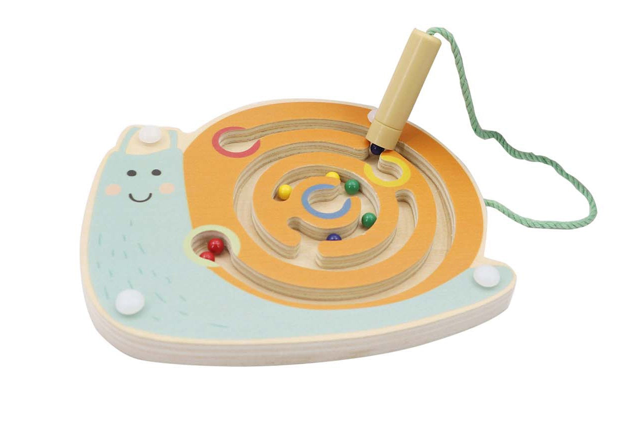 Wooden Magnetic Spring Insects Game