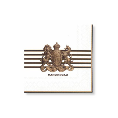 Manor Road Napkins Regal Stripes Cocktail