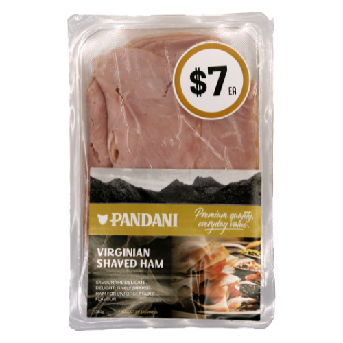 Pandani Virginian Ham Shaved 350g