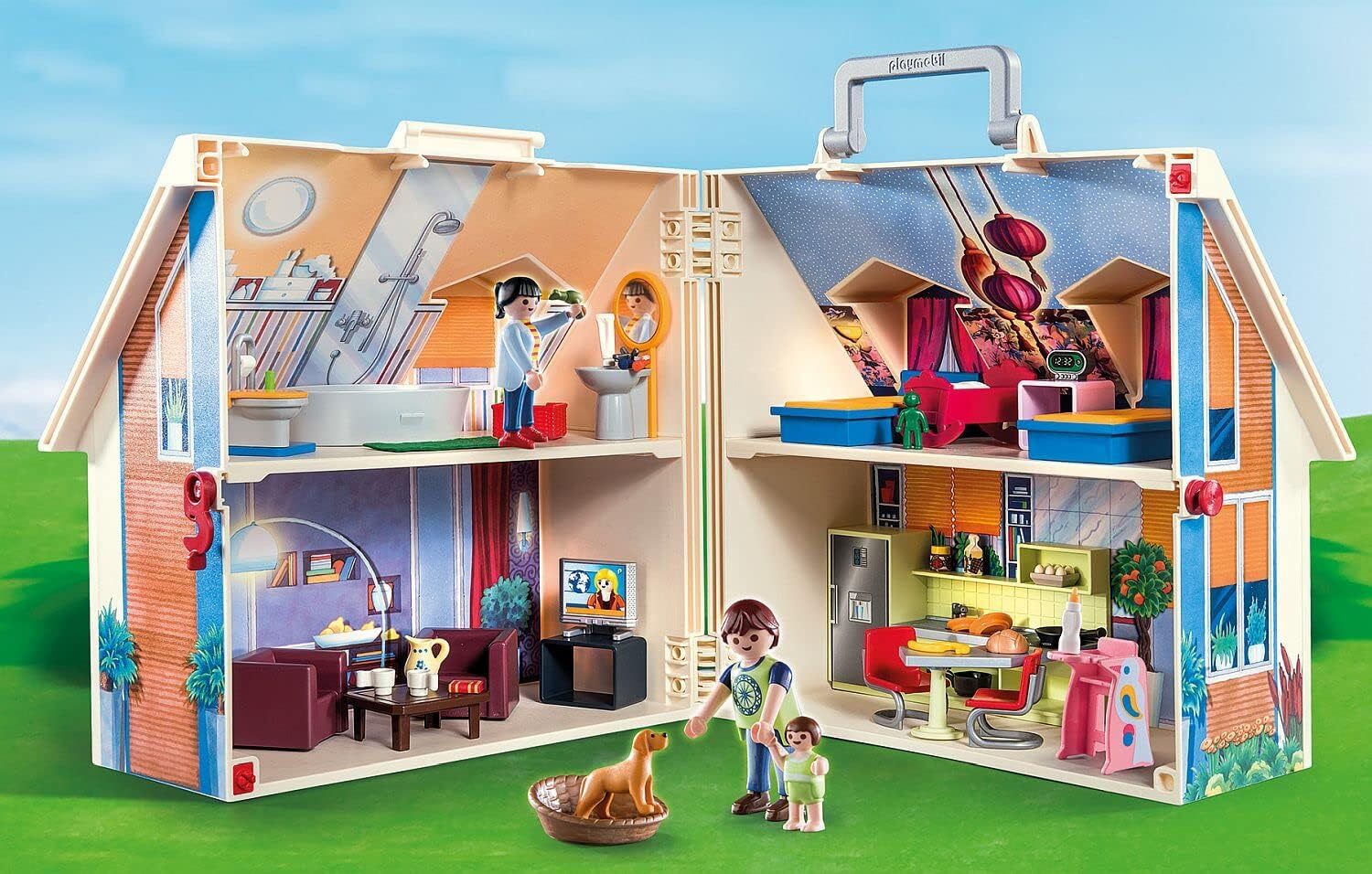 Take Along Modern Doll House