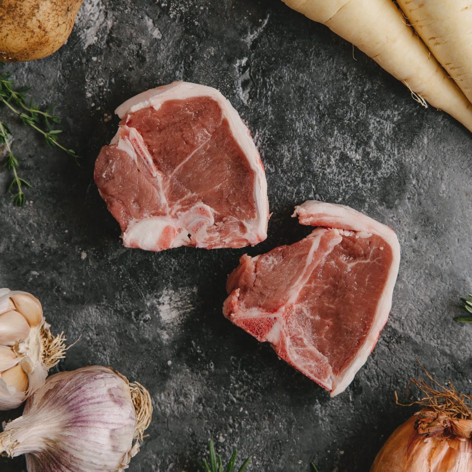 Lamb Loin Chops S&F Free Range 4 pk