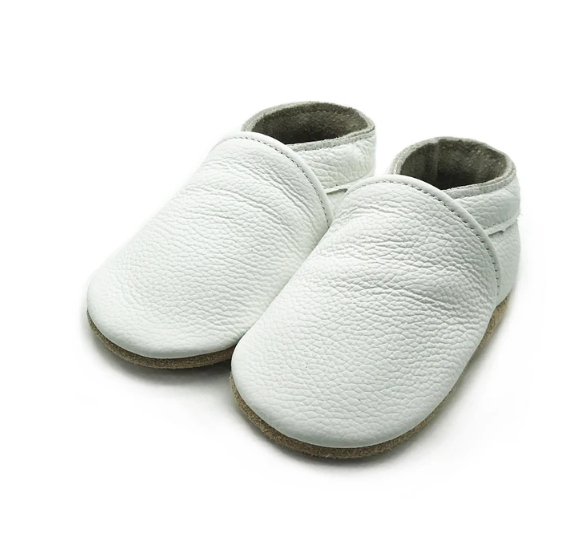 Baby Leather Shoes White