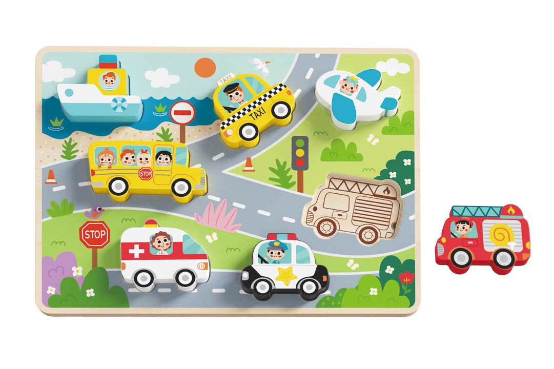 Chunky Vehicles Puzzle