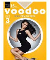 Voodoo 3 pack firm control stockings