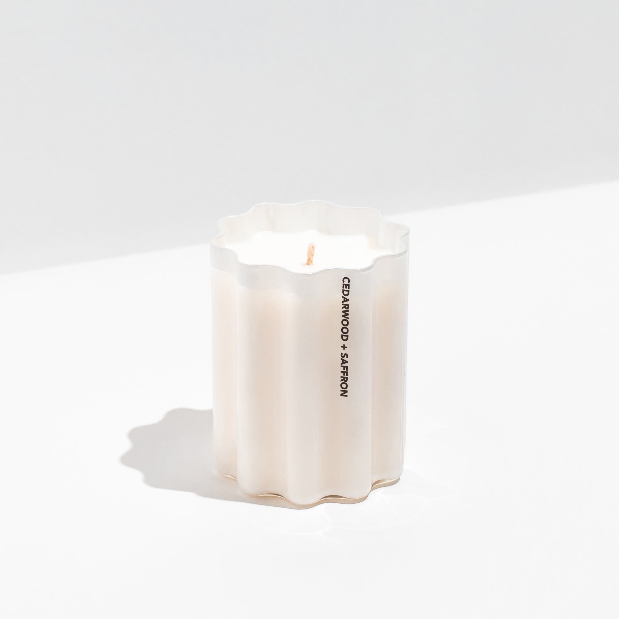 Fazeek Cedarwood + Saffron Wave Candle