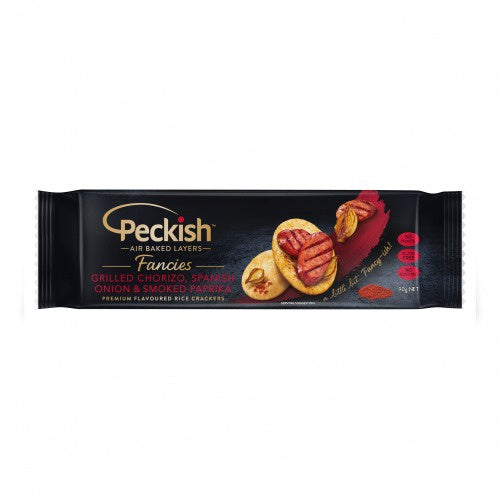 Peckish Fancies Grilled Chorizo, Spanish Onion & Smoked Paprika 90g